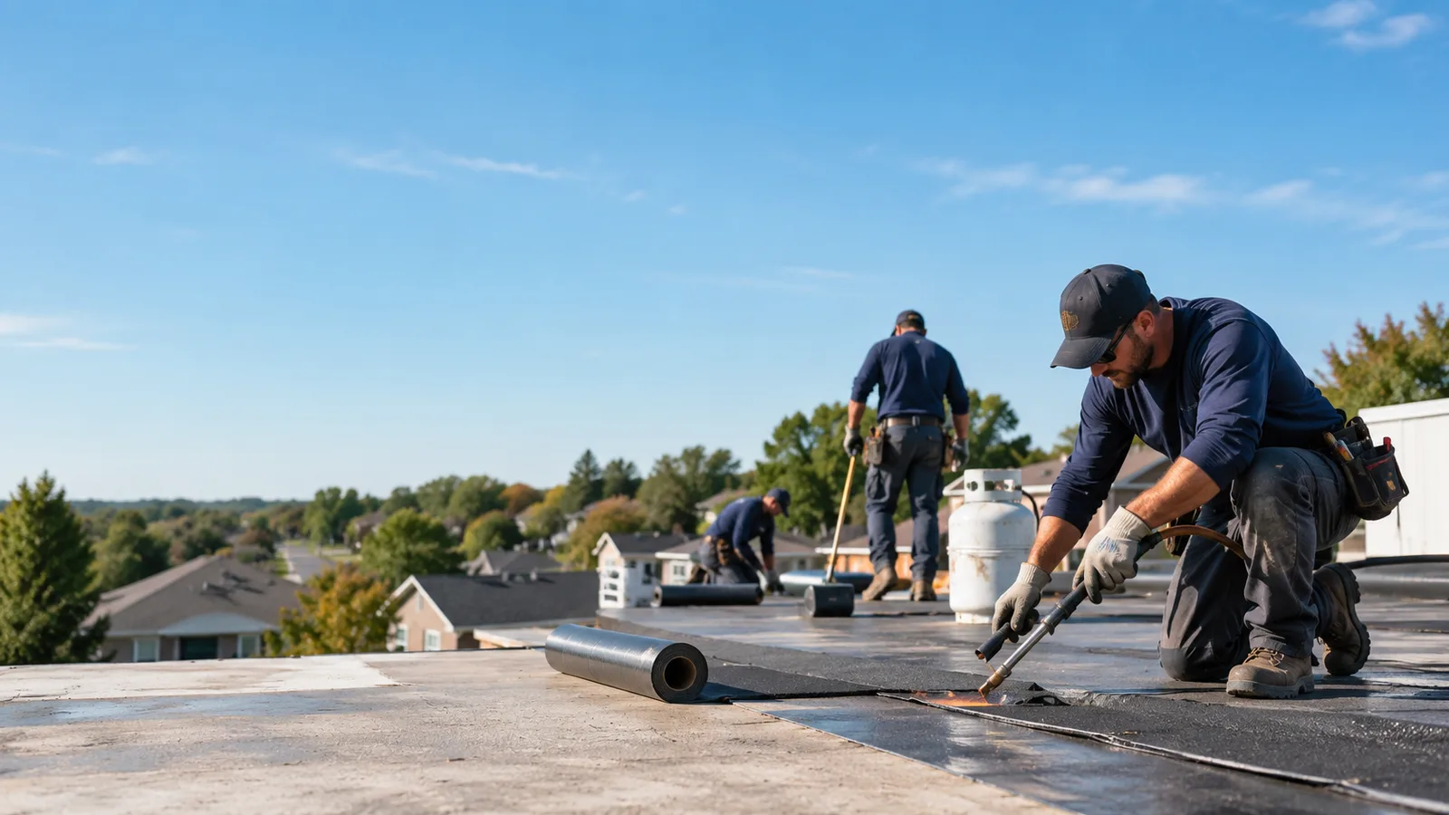 Flat Roof Leak Repair providers in Brighton, IL